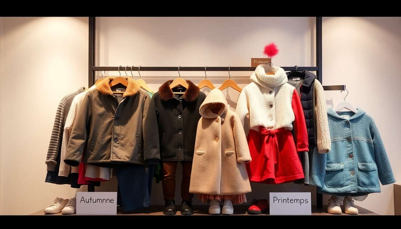 Principes de base pour habiller les enfants selon les saisons