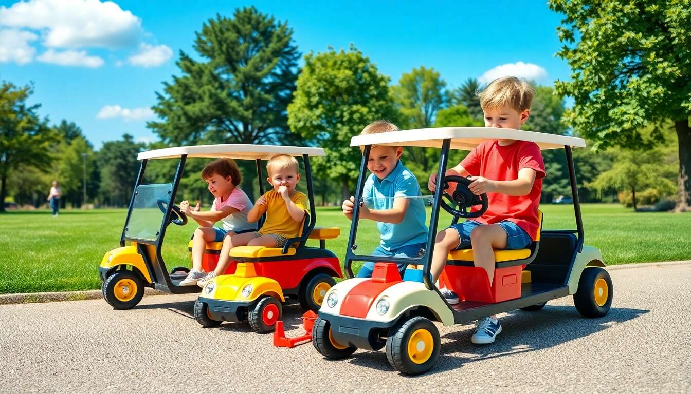 Les avantages d'un chariot de golf adapté aux enfants