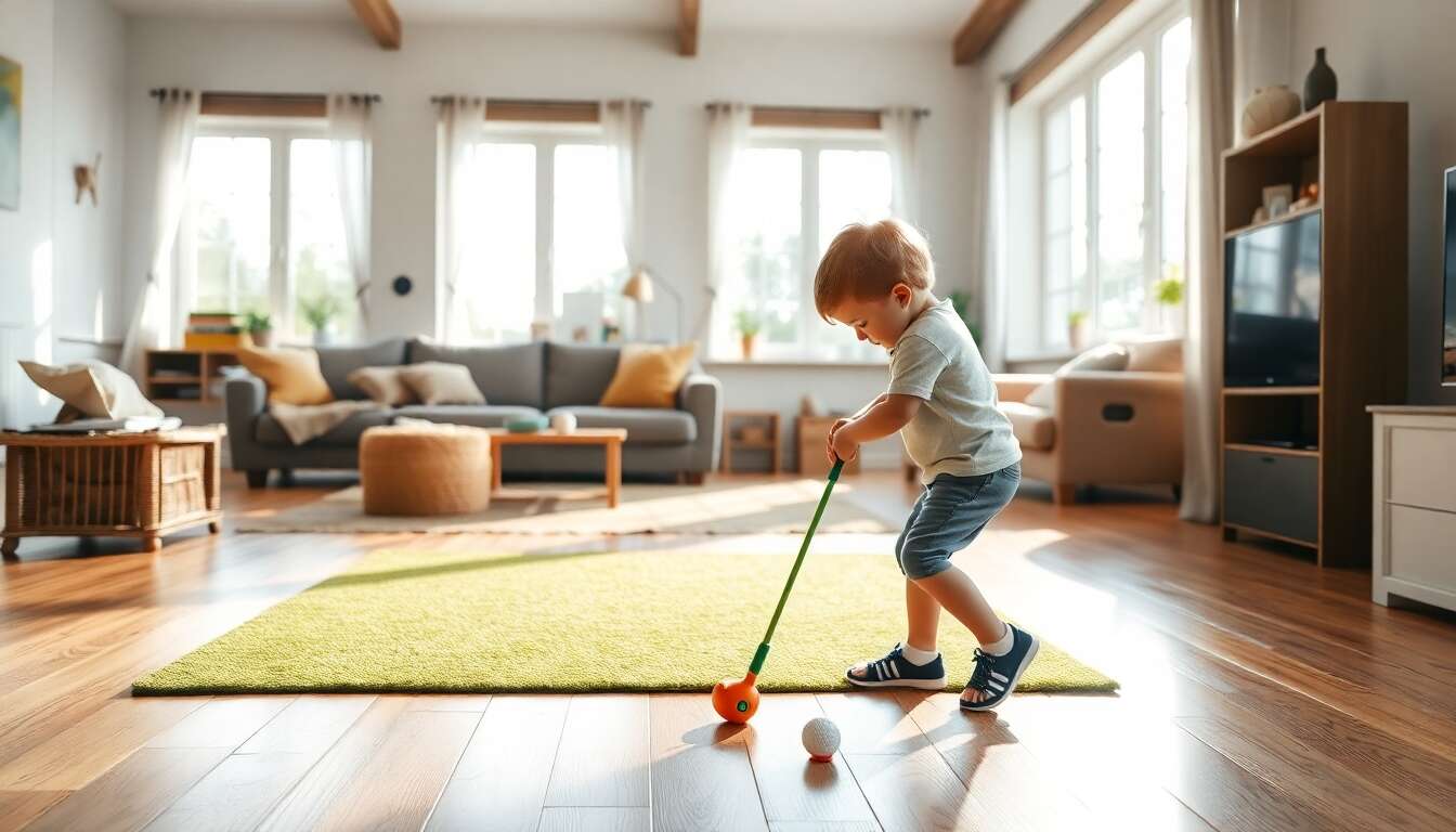 Jouer au golf même sans terrain : alternatives intéressantes pour enfants