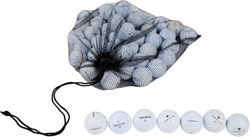 Test des balles de golf recyclées Top Flite : efficacité et écologie