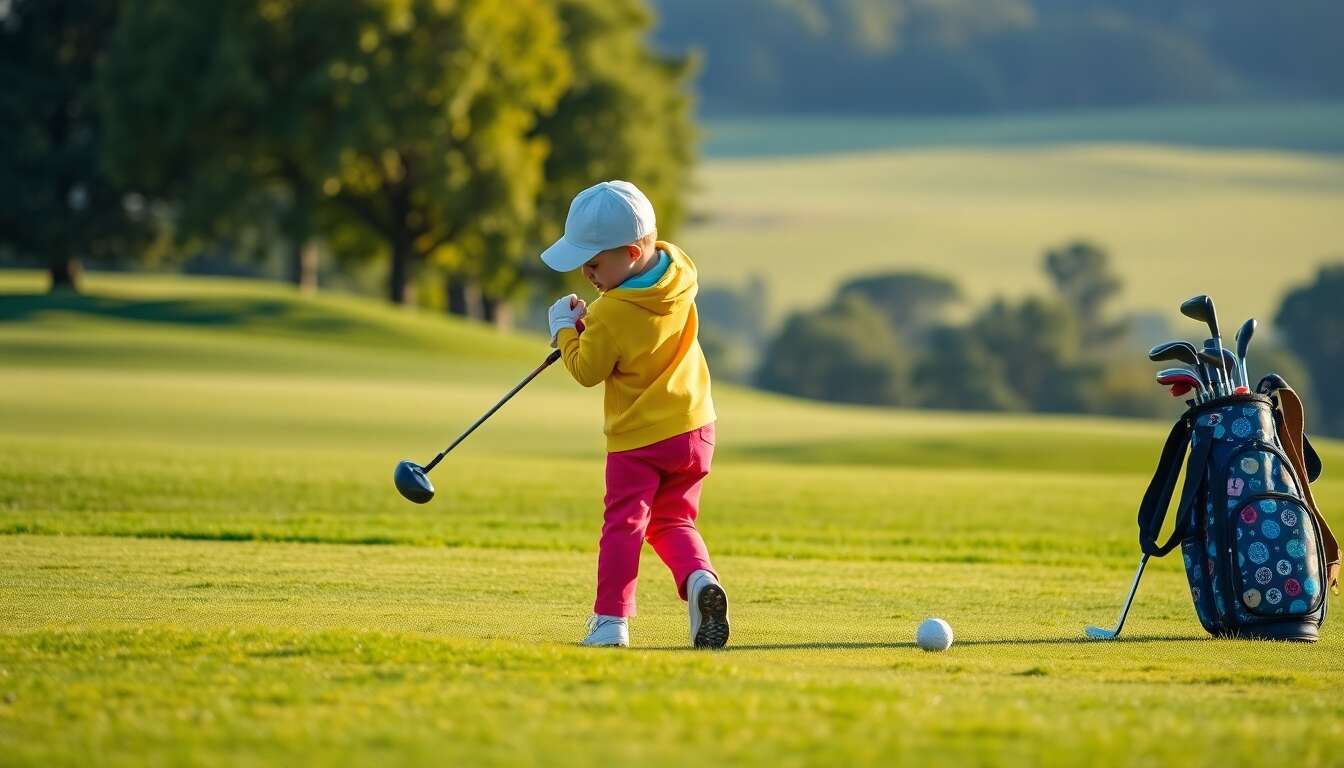 équipement essentiel pour débuter au golf dès le plus jeune âge