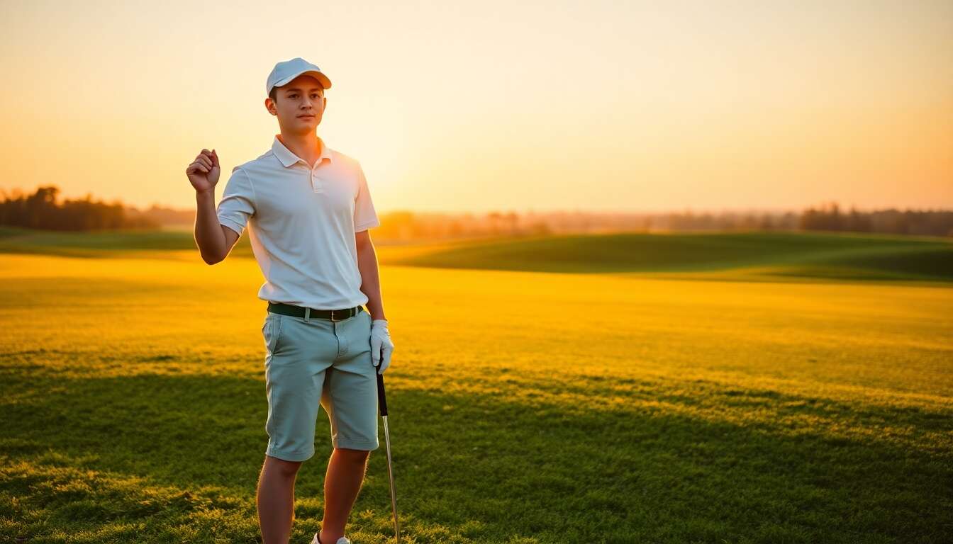 Matières durables et innovations pour jeunes golfeurs