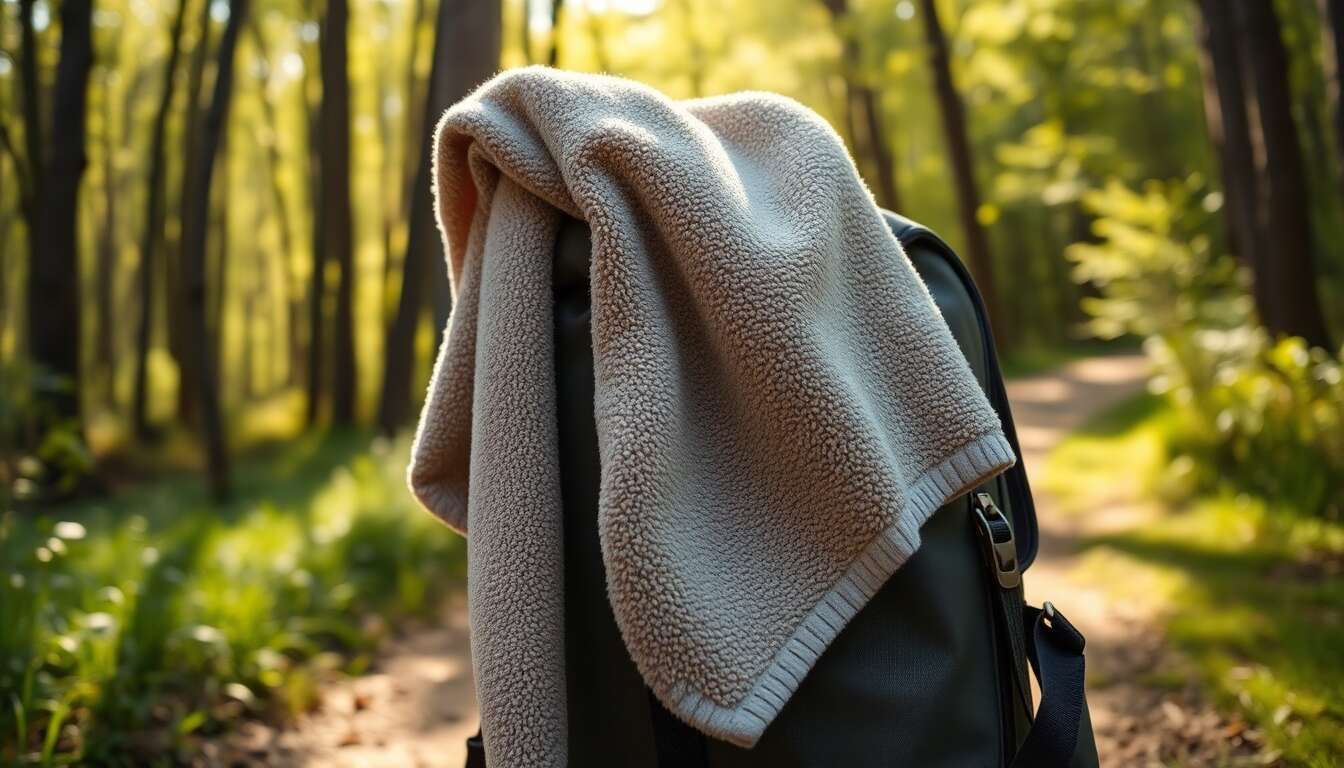 Praticité et portabilité : une serviette facile à transporter Praticité et portabilité : une serviette facile à transporter