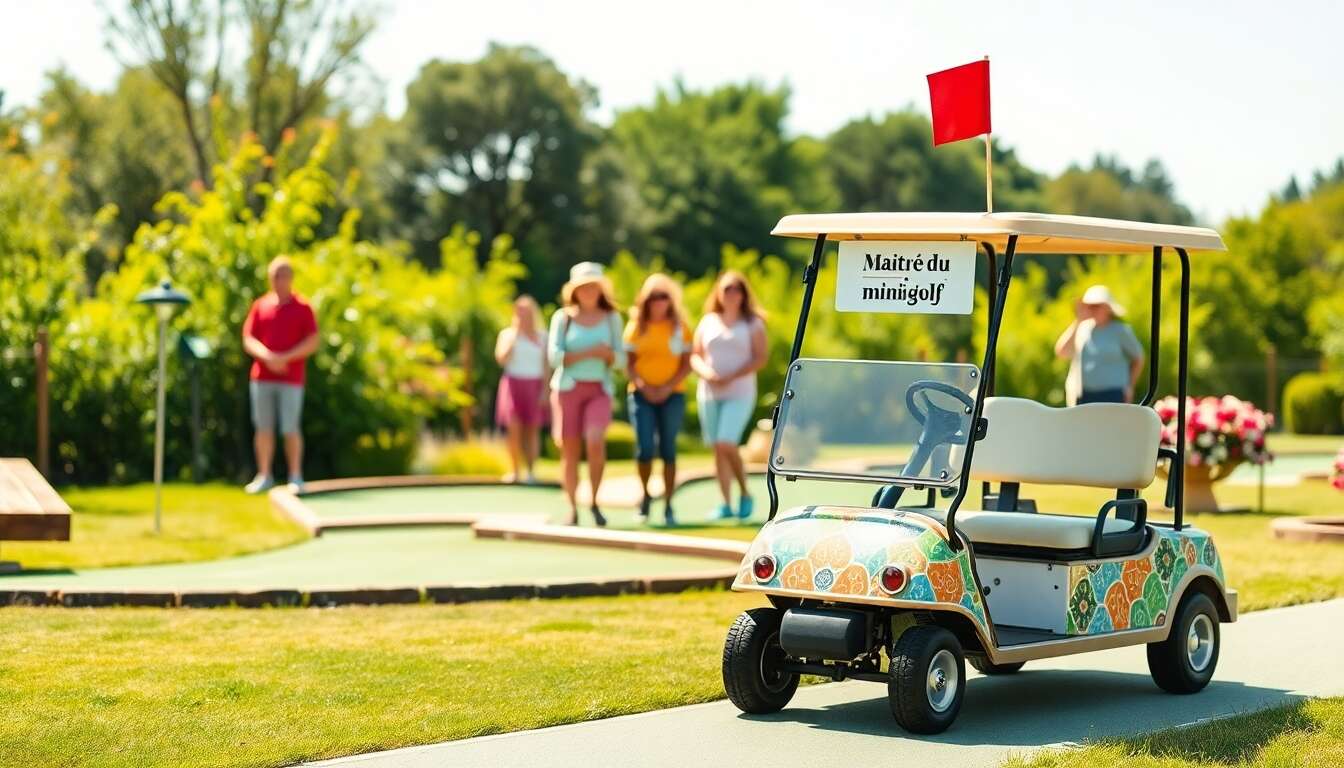 La tendance du moment : personnaliser le chariot de son mini-golfeur