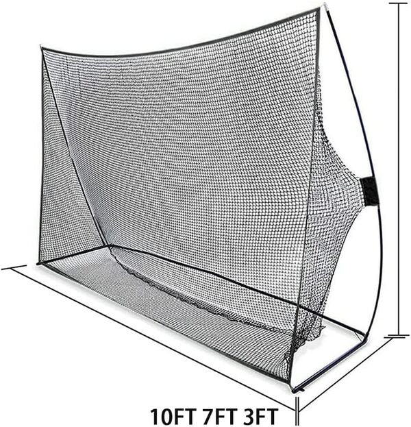 JARAGAR Grand filet de golf, 3 x 2,1 m, accessoire de golf professionnel avec sac de transport pour entraînement de golf intérieur et extérieur