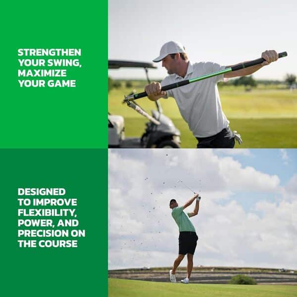 GolfForever Aide et kit d'entraînement au Swing de Golf Toute l'année prouvés par Le Golfeur Scottie Scheffler | Équipement d'entraînement de Golf Hors Saison de qualité supérieure pour améliorer la