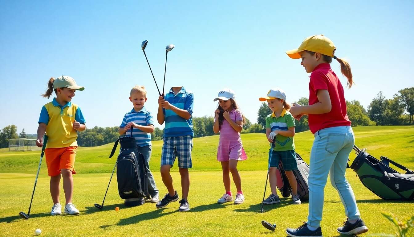 Les meilleures destinations de stages de golf junior