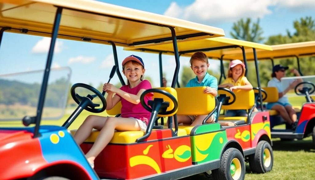 Top 5 des chariots de golf colorés pour enfants