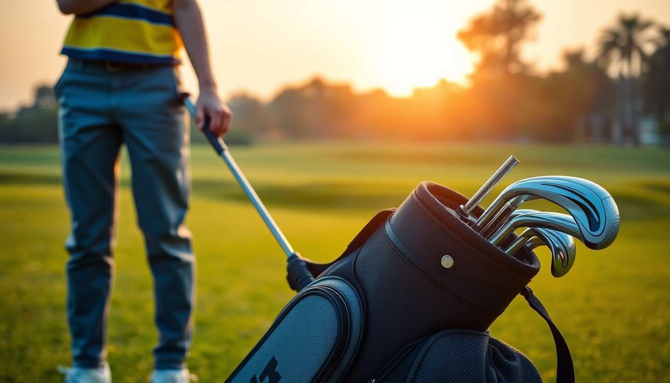 Sacs de golf adaptés aux jeunes golfeurs