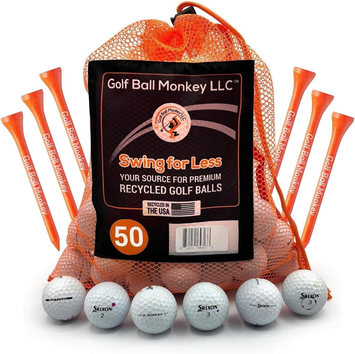 Test des balles de golf recyclées Golf Ball Monkey : avis sur les Srixon Mix