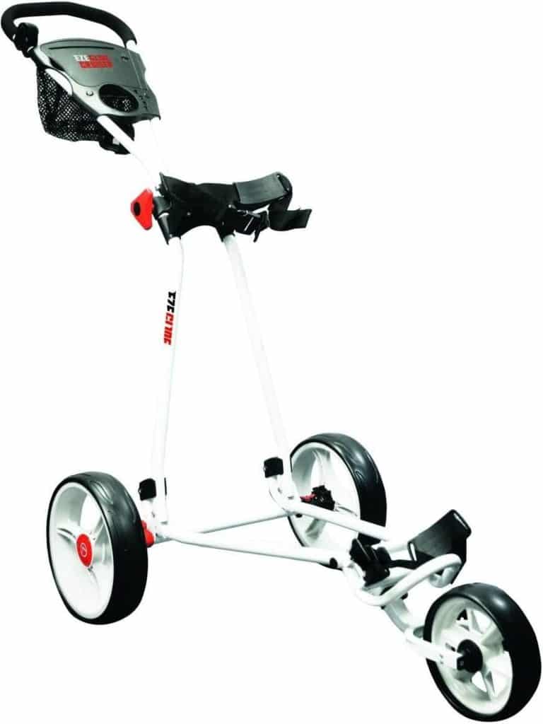 Test du chariot de golf à 3 roues EZE Glide Cruise blanc