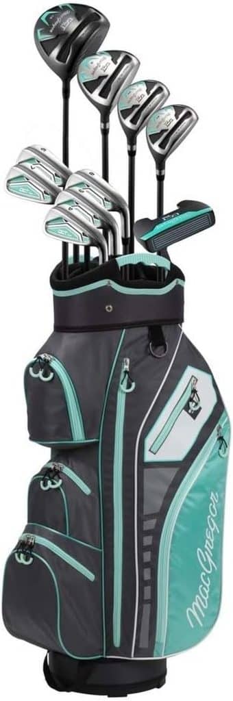 Test du set de golf macgregor dct3000 femmes, marine/blanc