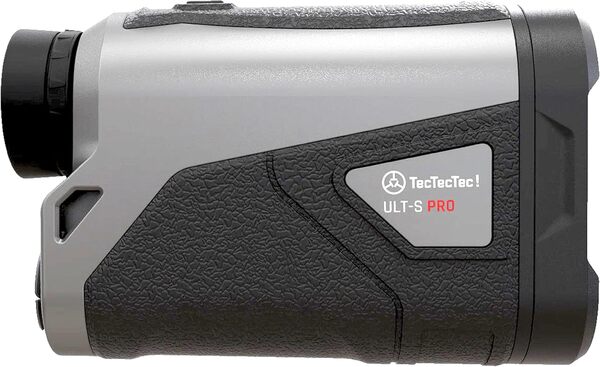 TecTecTec ULT-S (Pro) Télémètre de Golf avec Stabilisation Optique et écran Rouge tOLED optionnel Slope, Pente, Mode Brouillard, Recherche Drapeau