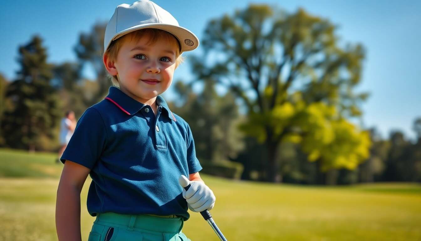 Conseils pour essayer et ajuster la tenue de golf enfant
