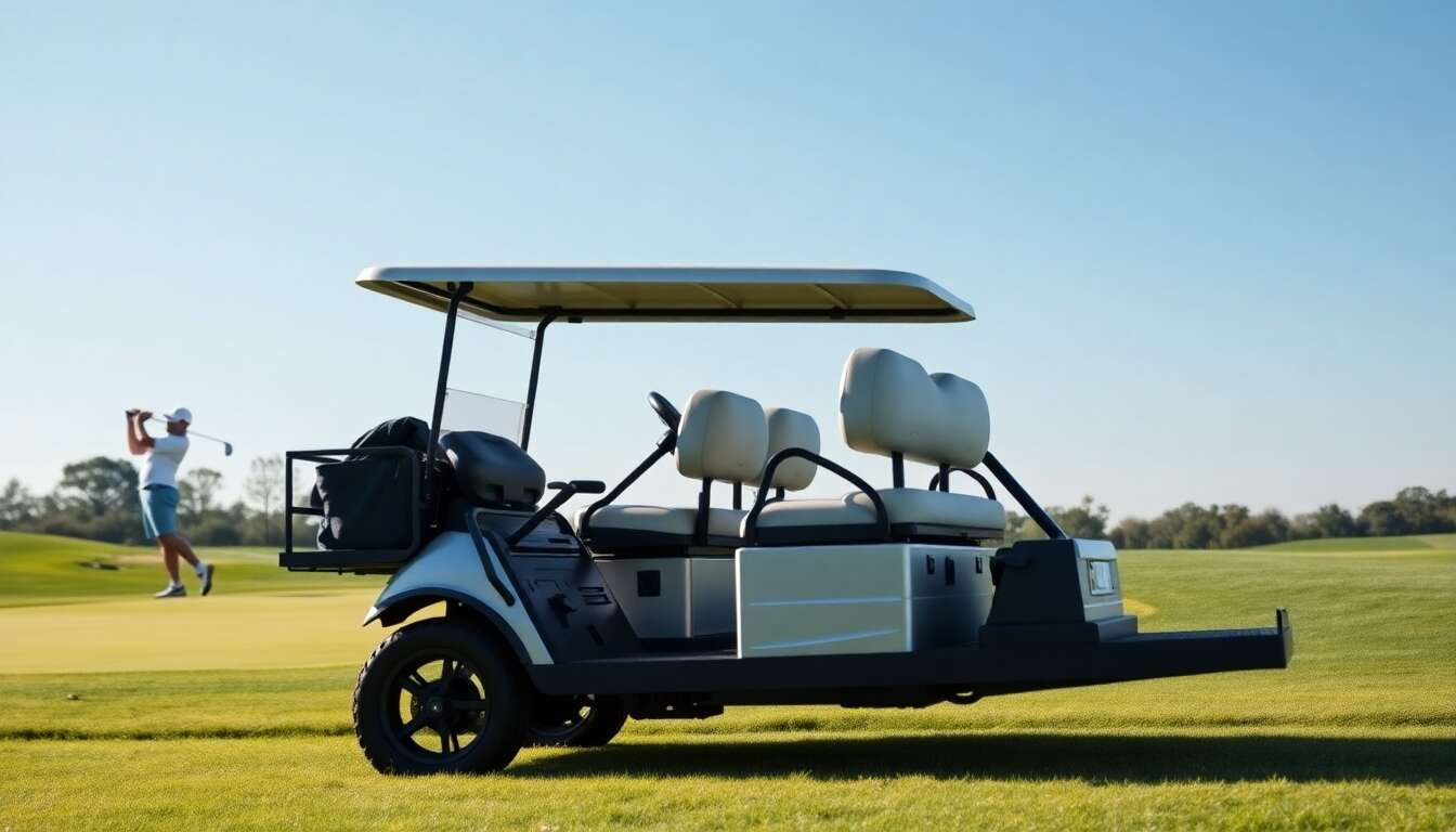 Pr&eacute;sentation des chariots de golf pour adultes