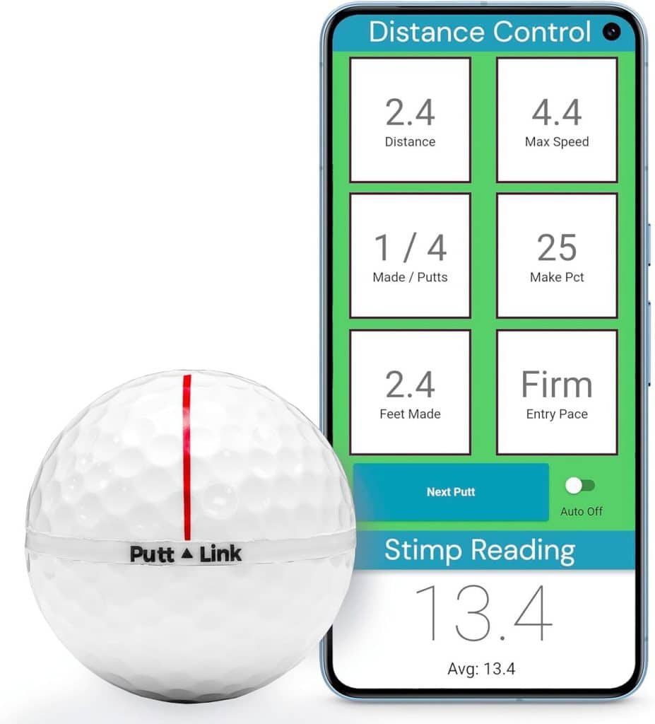 Test de la PUTTLINK Smart Golf Ball