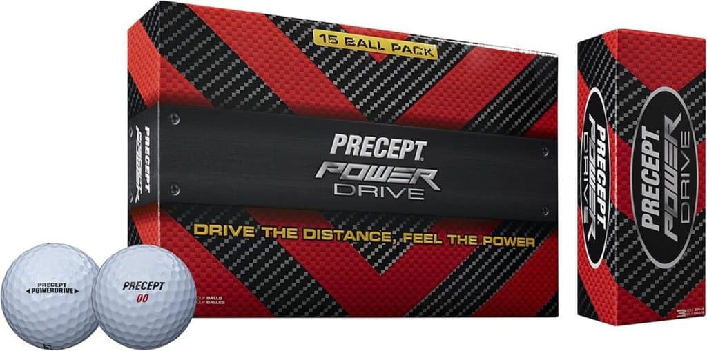 Test des balles de golf Precept Powerdrive : performance et précision !