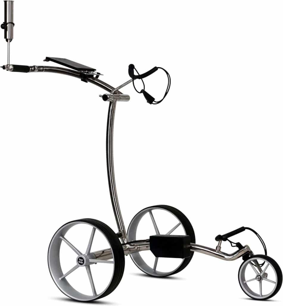 Test du Haicaddy HC7S : le golftrolley électrique en acier inoxydable