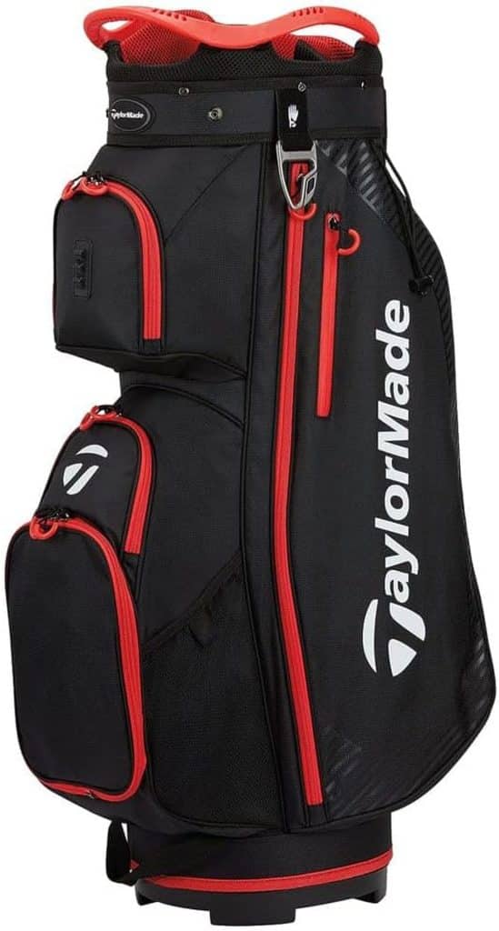 Test du sac chariot TaylorMade Pro 2025 noir/rouge
