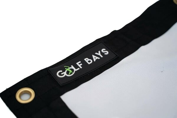 GolfBays - Écran d'impact pour simulateur de Golf intérieur - Écran d'impact HD - Surface de Projection HD Transparente - Filet de Conduite de Golf Robuste - (3.00M X 2.700M)