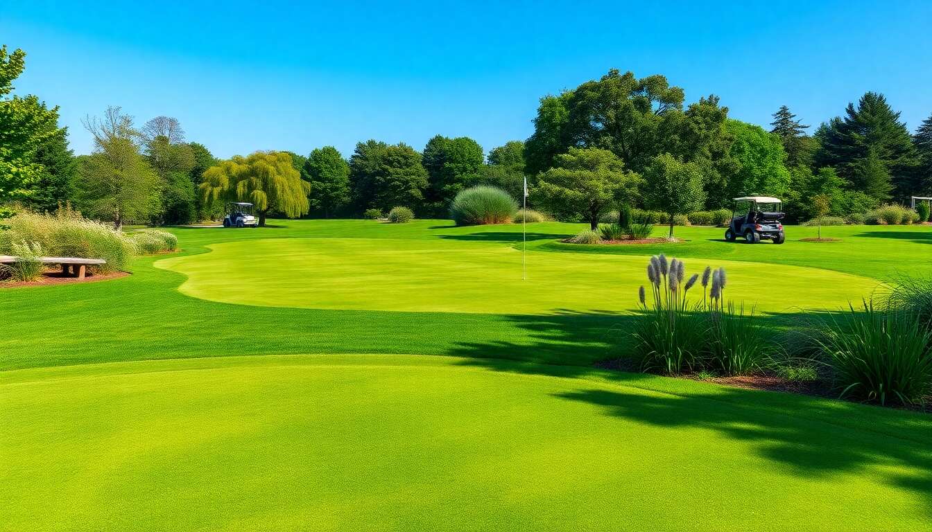 Techniques d'entretien pour un club de golf durable