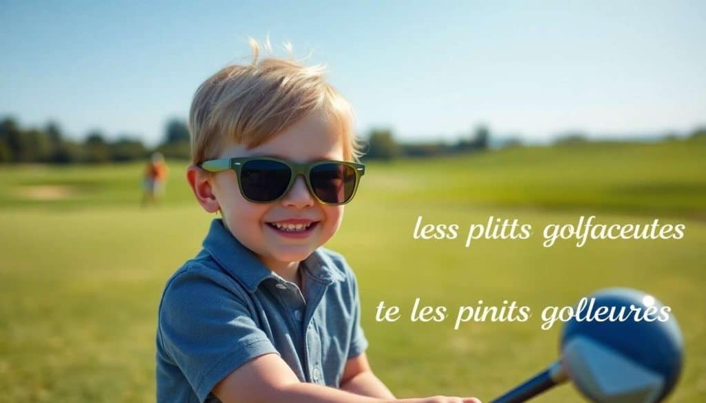 Lunettes de soleil : essentielles pour les petits golfeurs