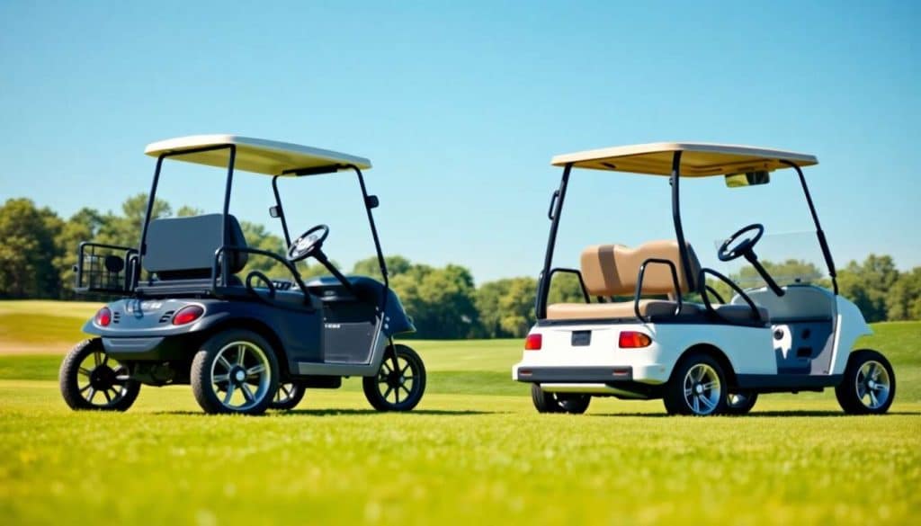 Avantages des chariots de golf 3 roues comparés aux 4 roues