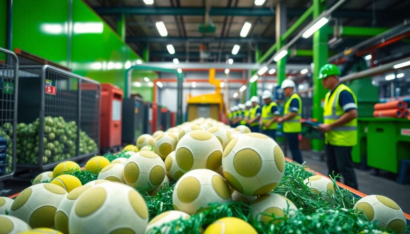 Innovations dans le recyclage des balles