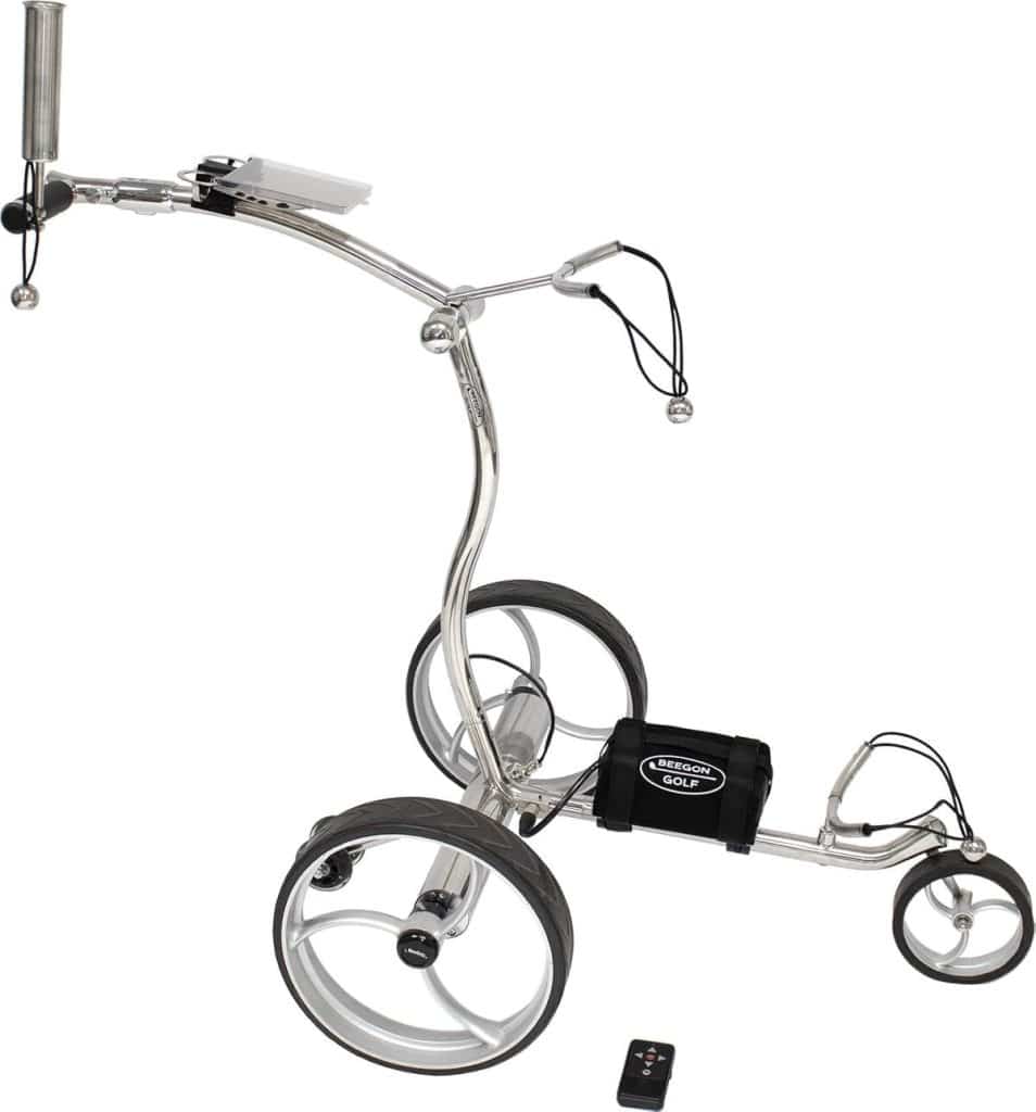 Test BeeGon Golf GT-ES900R Pro : chariot électrique en acier inoxydable