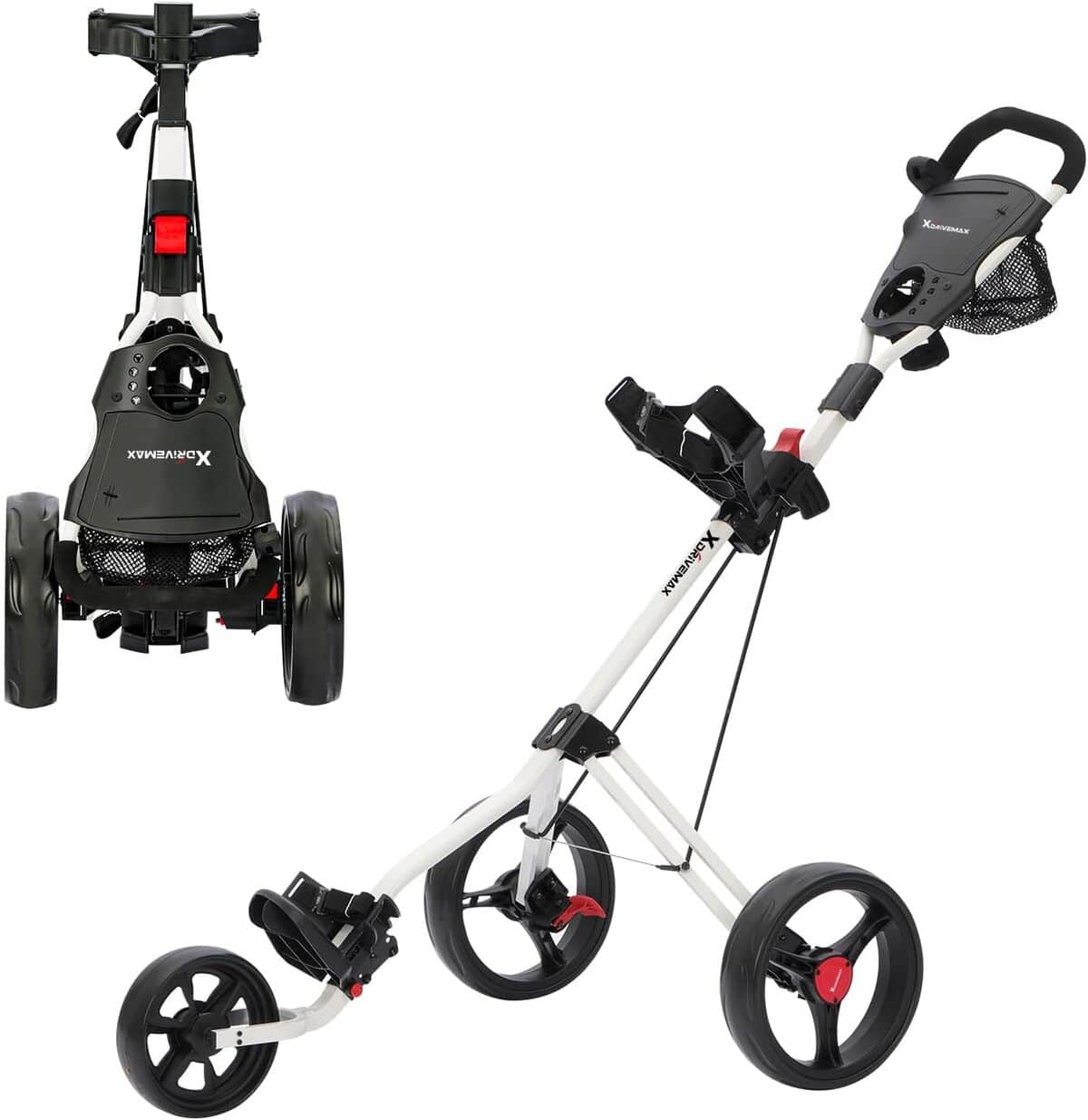 Test : chariot de golf pliable XDriveMax GC27