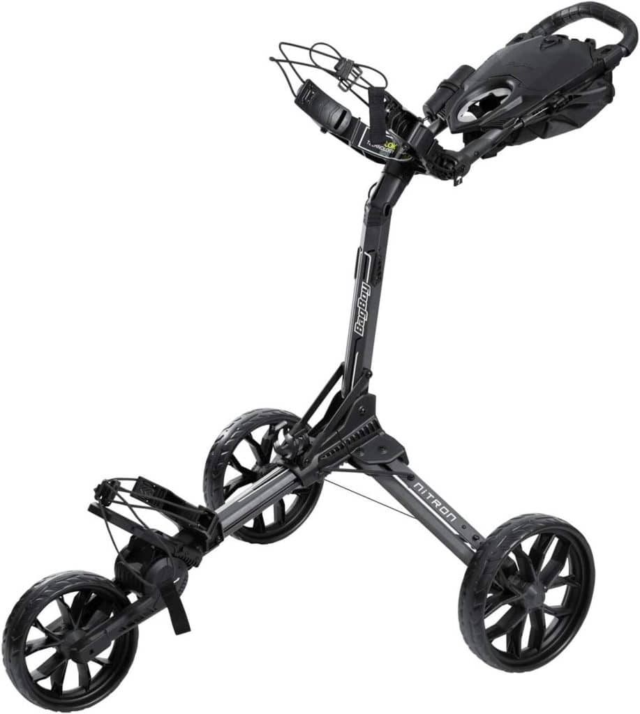 Test du chariot de golf à ouverture automatique Longridge Bagboy Nitron