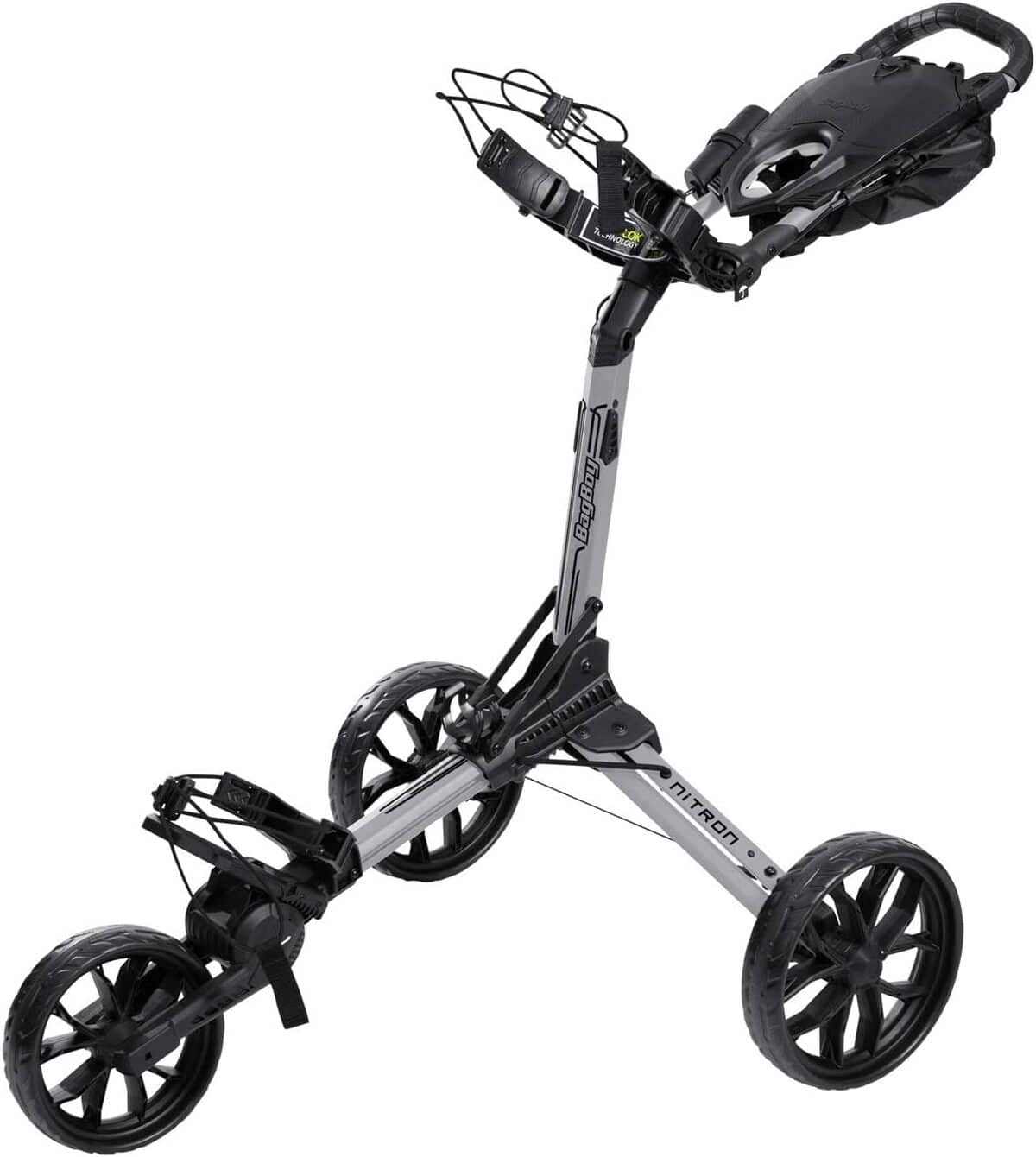 Test du chariot de golf Bag Boy Nitron 3 roues argent/noir
