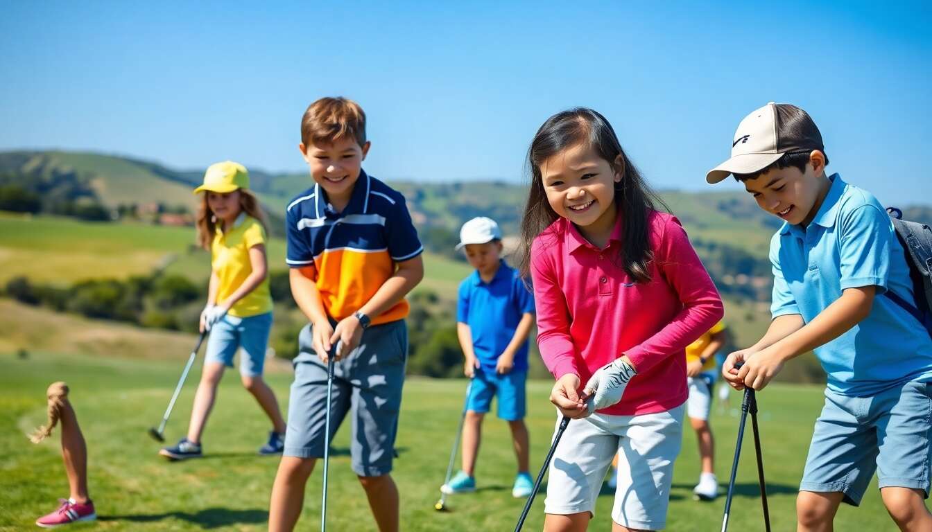 Introduction au golf pour les jeunes