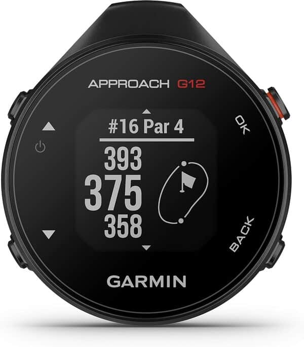 Garmin Approach G12 - GPS de golf de poche, Noir
