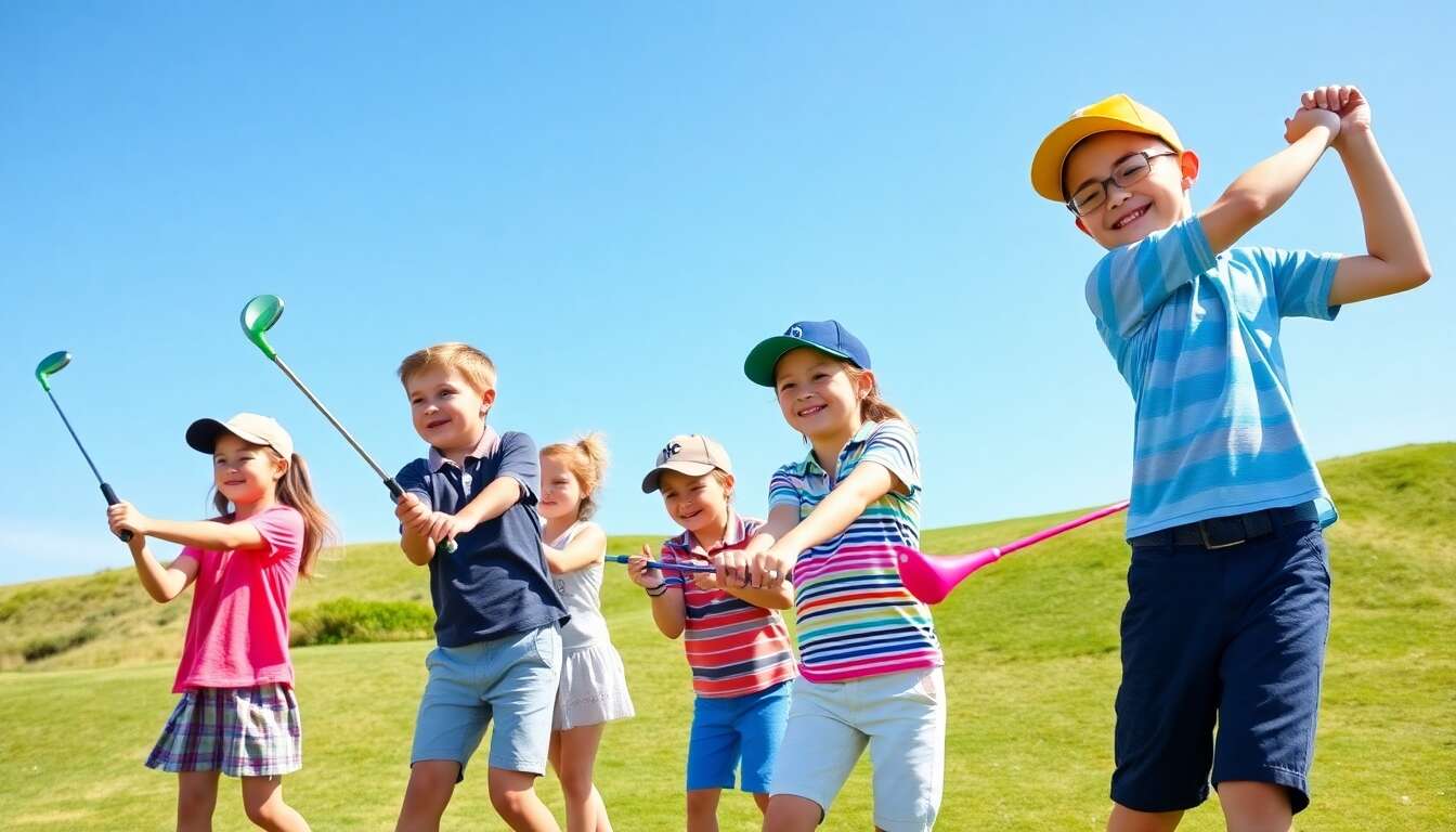 Choisir l'&eacute;quipement adapt&eacute; pour les petits golfeurs
