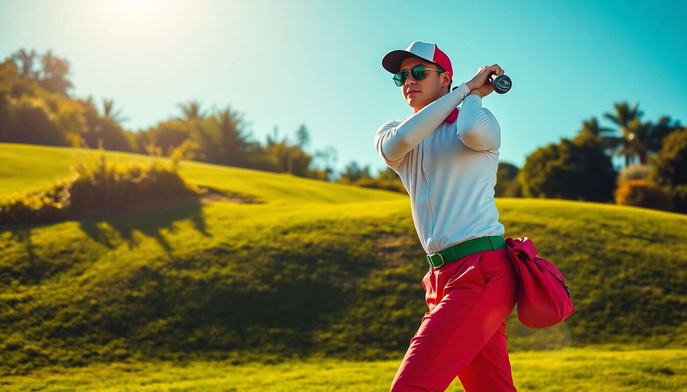 Les couleurs phares : illuminez votre look de golf