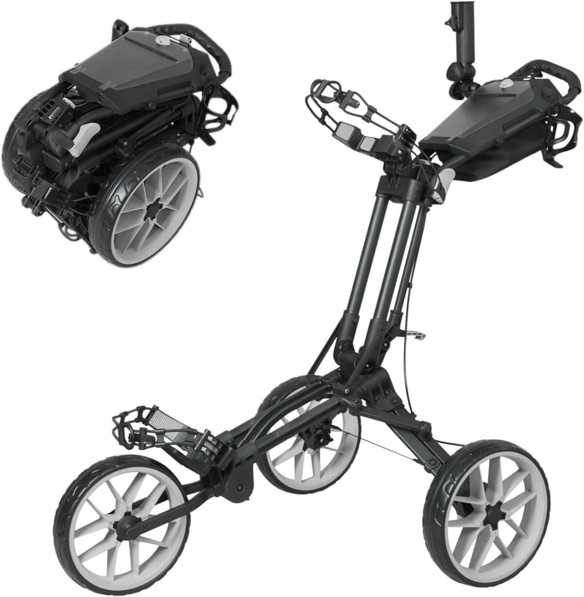 Test : chariot de golf compact Newfly à trois roues ultra-léger