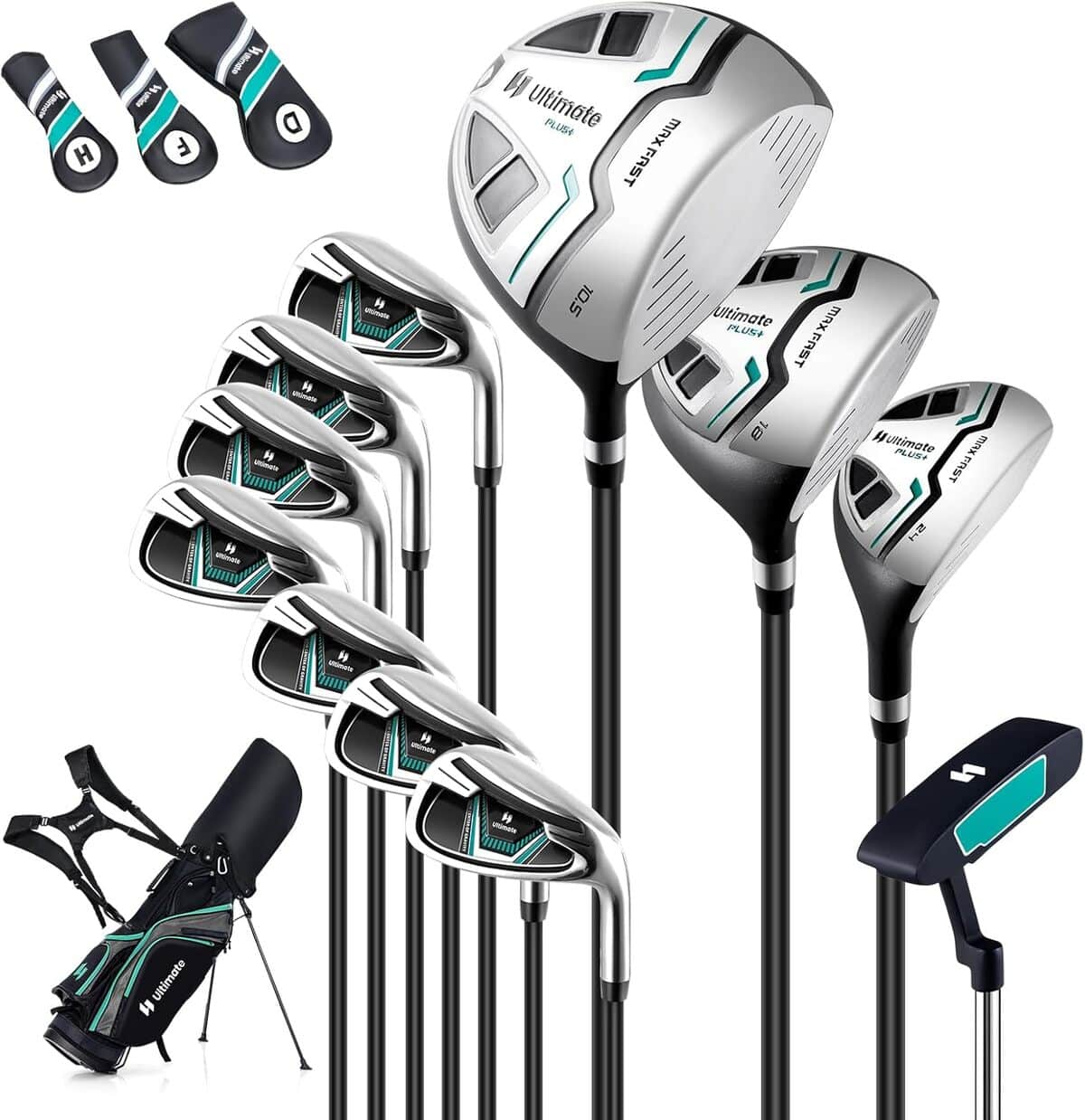Test de l'ensemble de clubs golf Gymax pour hommes : performance et polyvalence