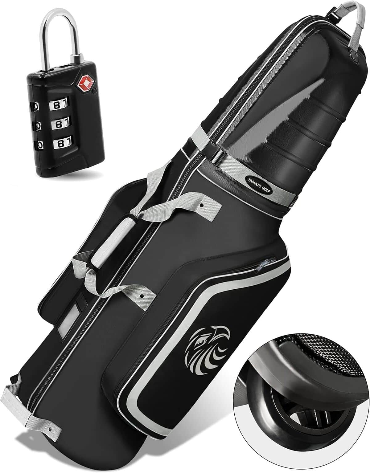 Test du sac de voyage de golf yamato avec coque rigide et roues