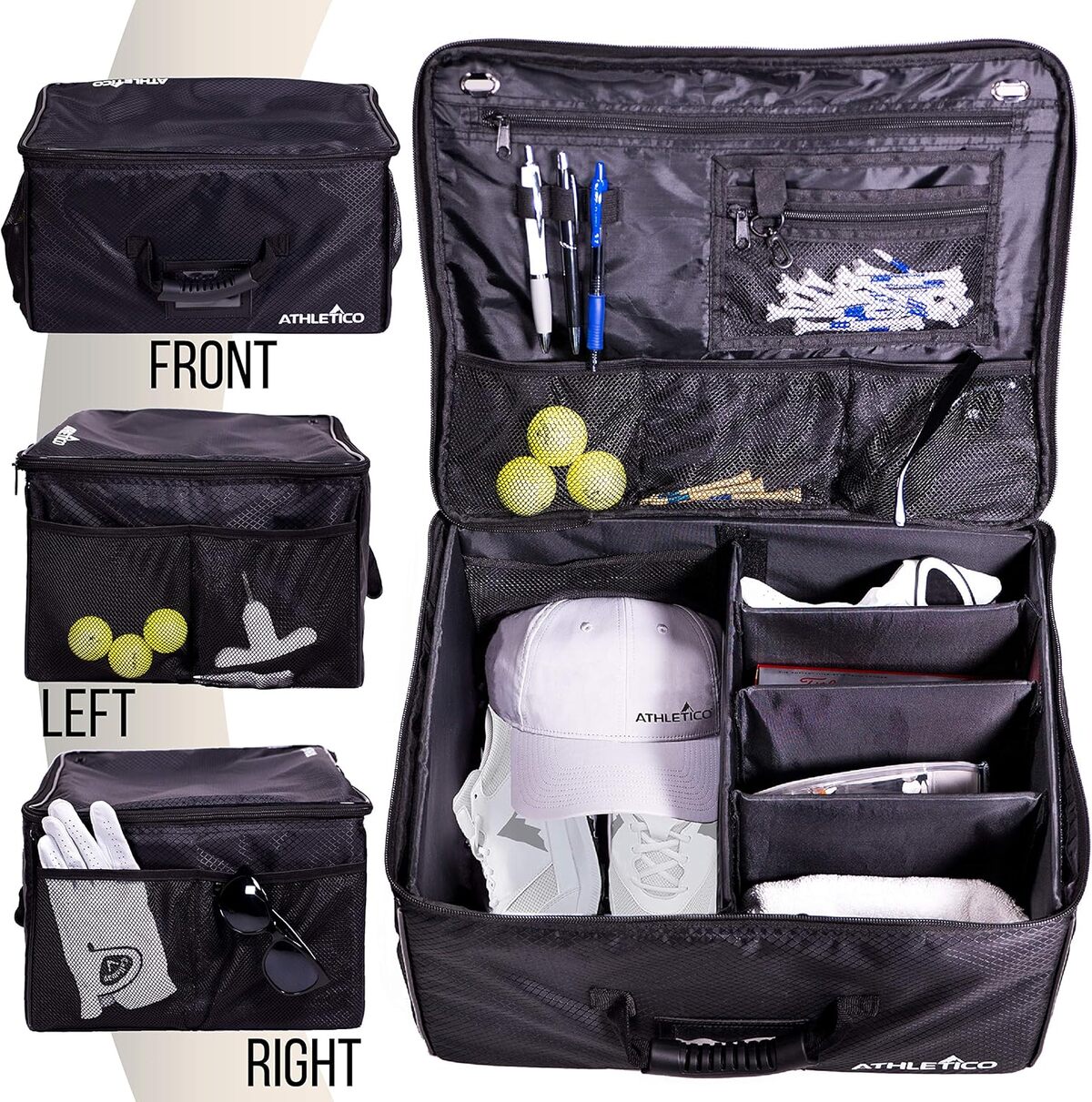 Test : organisateur de coffre Athletico pour accessoires de golf