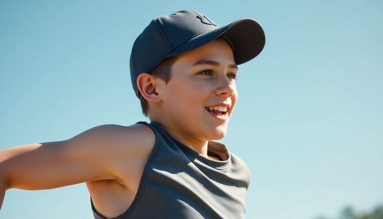 L'importance des casquettes pour les jeunes sportifs
