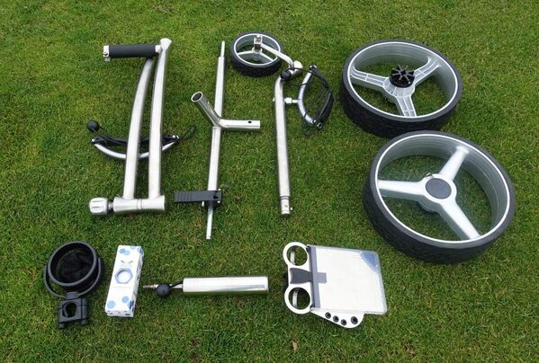 Yorrx® Slim Lion 4S Pro Chariot de golf en acier inoxydable