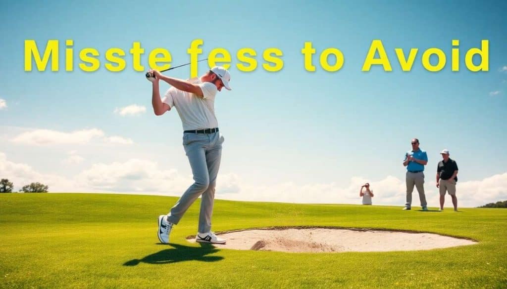 Coups de golf à éviter sur le parcours