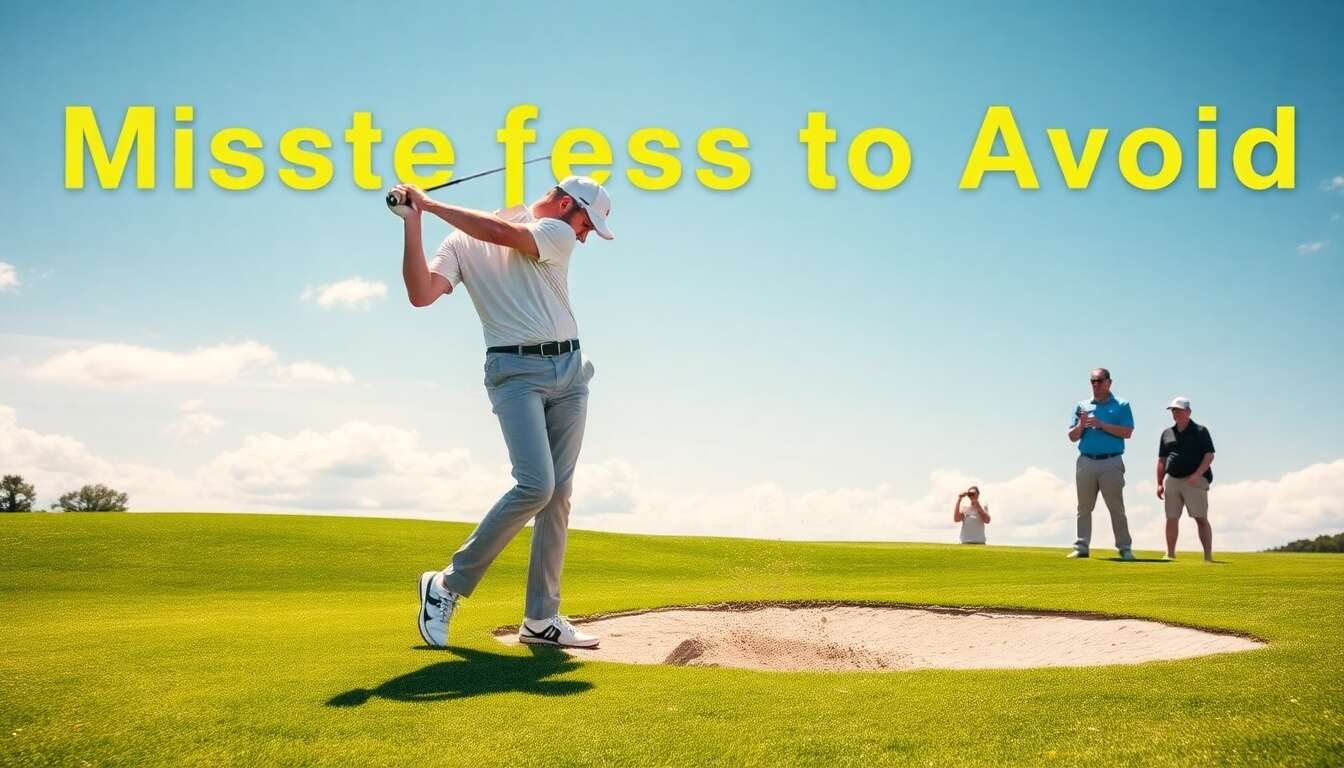 Coups de golf à éviter sur le parcours