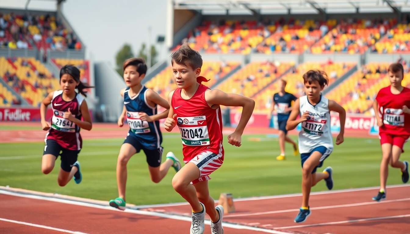 Les comp&eacute;titions d'athl&eacute;tisme pour les juniors en france
