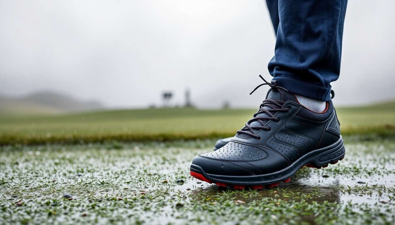 Les chaussures imperm&eacute;ables : confort et adh&eacute;rence sous la pluie