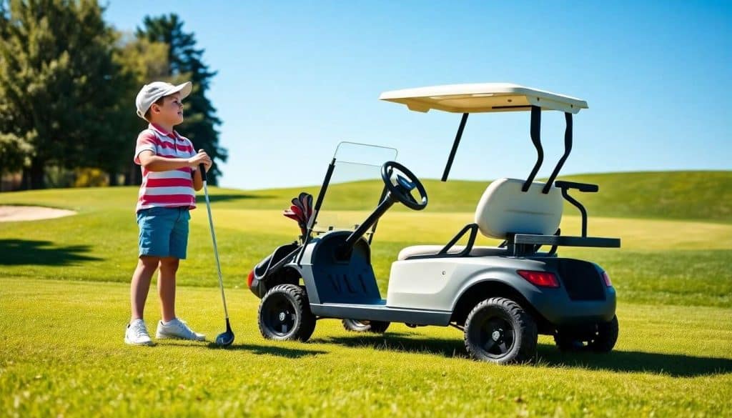 Le poids idéal d'un chariot junior pour débuter sereinement le golf
