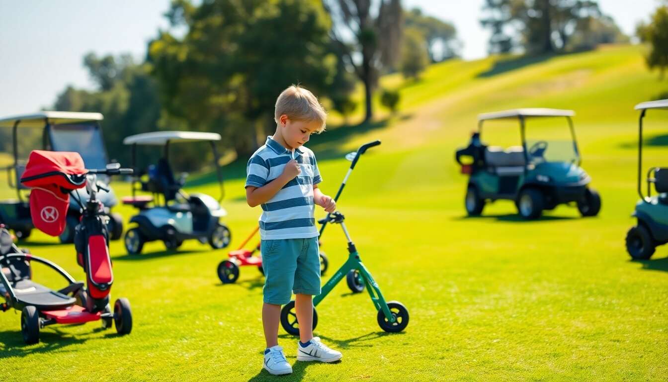 Comment choisir un chariot adapt&eacute; aux jeunes golfeurs