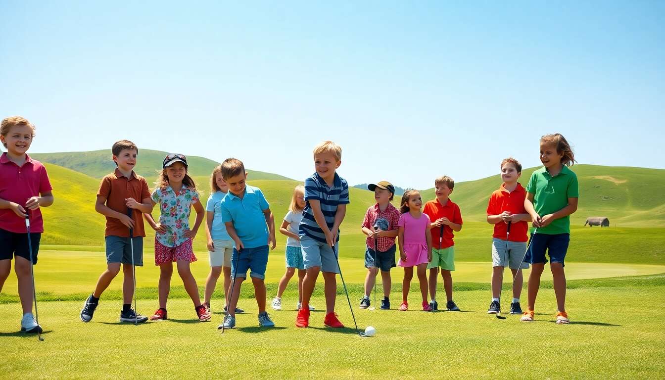 Rendre le golf ludique pour les petits