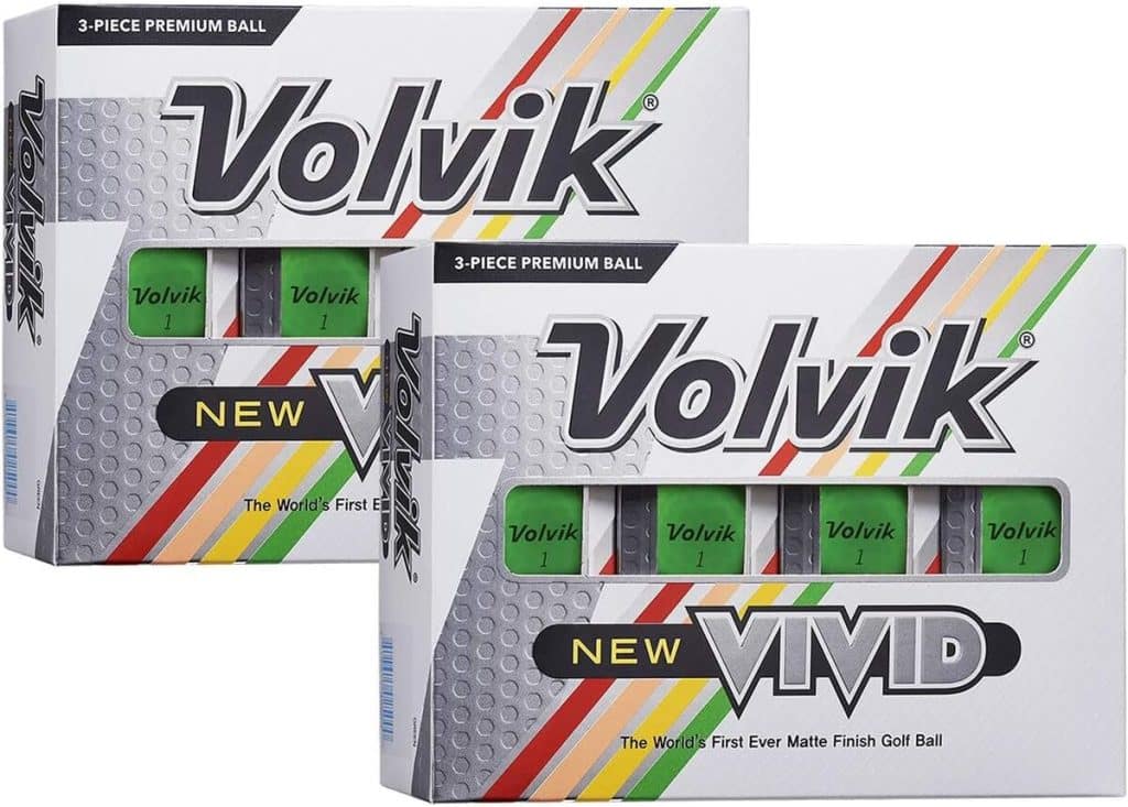 Test des balles de golf Volvik : performance mate en vert